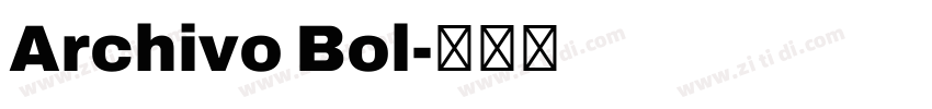 Archivo Bol字体转换